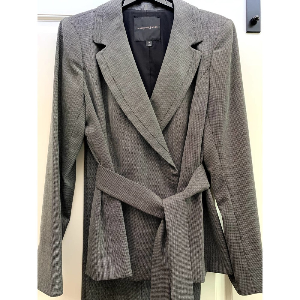 Nordstrom black/white pant and jacket suit